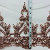Glitter Mesh Fabric Lace USA GD-219 55" Wide