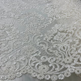 Beaded Corded Bridal Lace