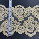 Embroidered Mesh Corded Lace Trim