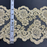 Embroidered Mesh Corded Lace Trim
