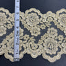 Corded Polyester Lace Trim 6.5" Wide