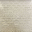 Adam Fabric Cotton Blend Fabric - Embossed Geometric Textured Pattern, Natural/Washed, 58" Width (1 Yard)