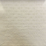 Adam Fabric Cotton Blend Fabric - Embossed Geometric Textured Pattern, Natural/Washed, 58" Width (1 Yard)