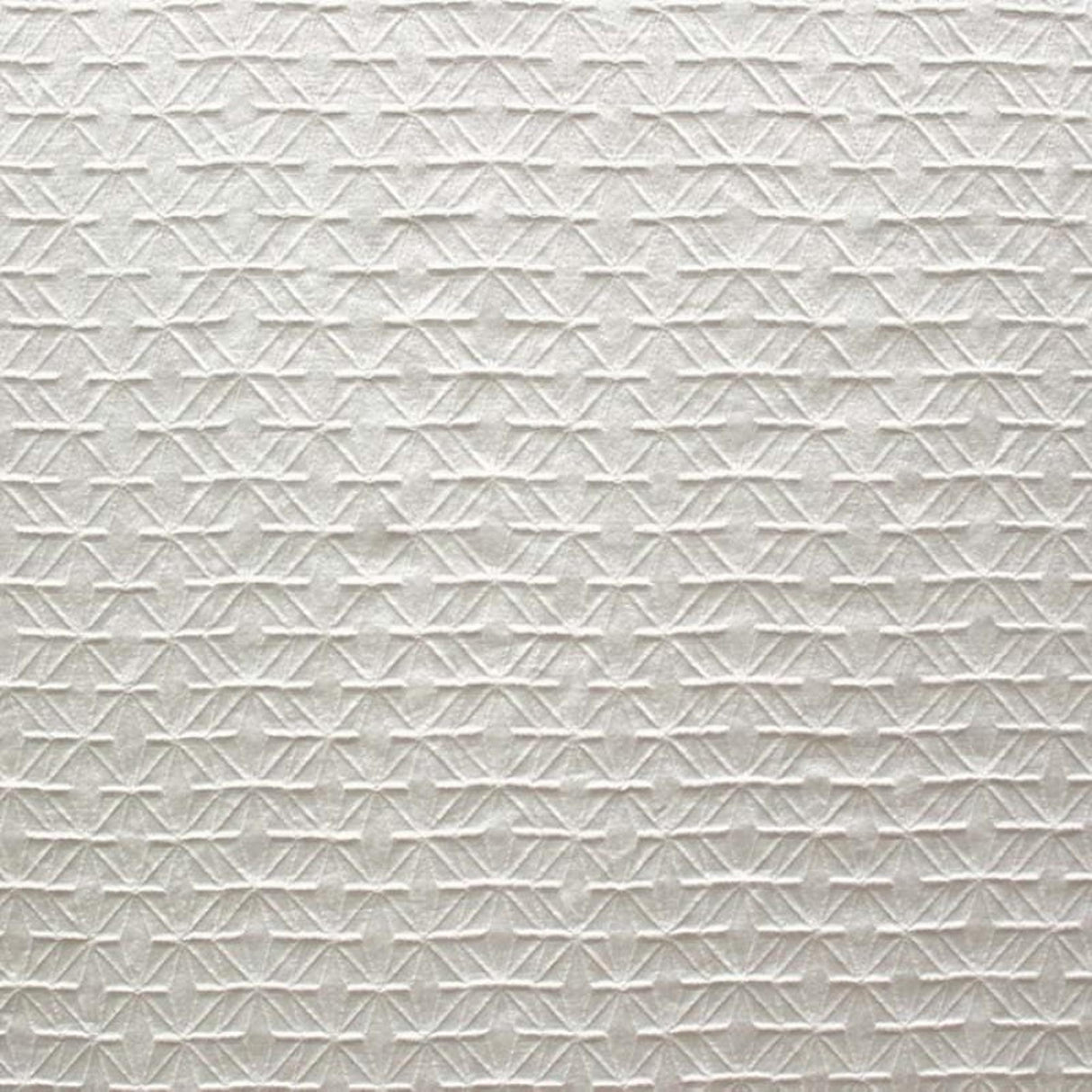 Adam Fabric Cotton Blend Fabric - Embossed Geometric Textured Pattern, Natural/Washed, 58" Width (1 Yard)