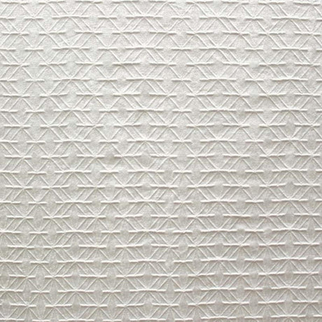 Adam Fabric Cotton Blend Fabric - Embossed Geometric Textured Pattern, Natural/Washed, 58" Width (1 Yard)