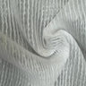 Adeena Fabric Polyester Fabric - Striped Sheer Textured, Ivory, 118" Width (1 Yard)