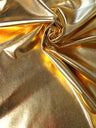 Colorful Shiny All Over Foil Stretch Lightweight Knit Jersey Polyester Spandex Fabric - Turquoise, Red, Gold, Copper, Bronze, Silver, Purple, Royal, Green, Magenta, Black, Gunmetal, Pearl, 58"-60" Width