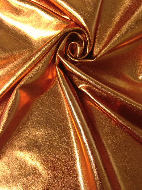 Colorful Shiny All Over Foil Stretch Lightweight Knit Jersey Polyester Spandex Fabric - Turquoise, Red, Gold, Copper, Bronze, Silver, Purple, Royal, Green, Magenta, Black, Gunmetal, Pearl, 58"-60" Width