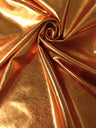 Colorful Shiny All Over Foil Stretch Lightweight Knit Jersey Polyester Spandex Fabric - Turquoise, Red, Gold, Copper, Bronze, Silver, Purple, Royal, Green, Magenta, Black, Gunmetal, Pearl, 58"-60" Width