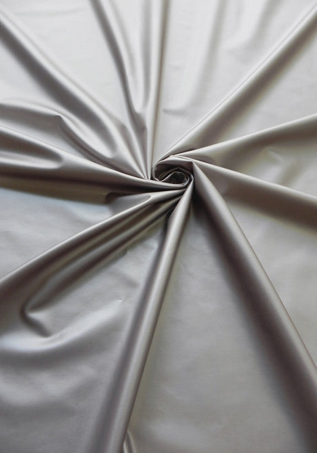 Soft Matte Foil On Stretch Polyester Spandex Knit Fabric - Black, Gold #1, Gold #2, Silver, Gold #4, 58"-60" Width