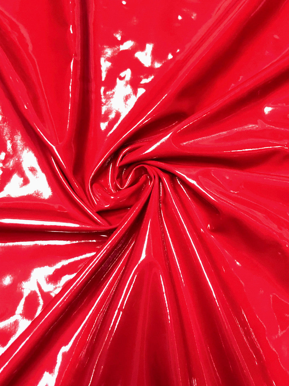 Polyester Spandex Shiny Faux Liquid Vinyl Fabric - Black, Red, Silver, White, Gold, Orange, 56" Width