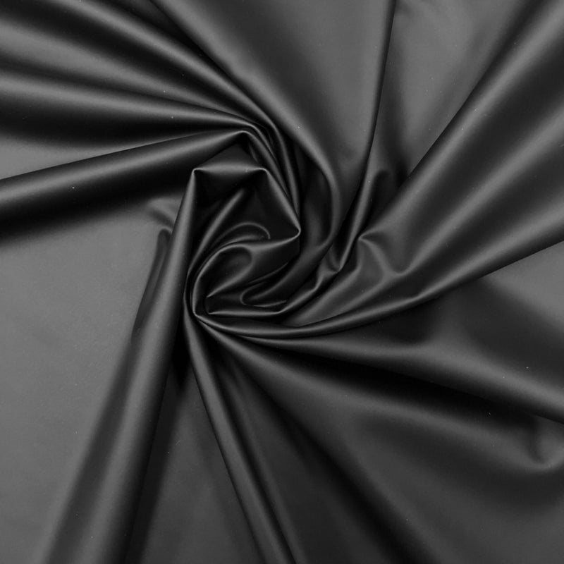 Soft Matte Foil On Stretch Polyester Spandex Knit Fabric - Black, Gold #1, Gold #2, Silver, Gold #4, 58"-60" Width