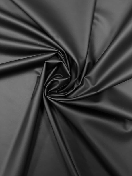 Soft Matte Foil On Stretch Polyester Spandex Knit Fabric - Black, Gold #1, Gold #2, Silver, Gold #4, 58"-60" Width