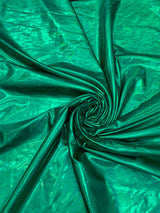 Holographic Metallic Foil Polyester Spandex Jersey Knit Fabric - Silver, Gold, Royal, Blue, Green, Charcoal Gray, Magenta, 58"-60" Width