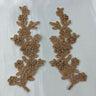 Beaded Floral Lace Applique