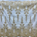 Embroidered Bridal Lace Fabric