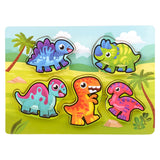 Dinosaur Puzzle Chunky 6pc Ages 3+
