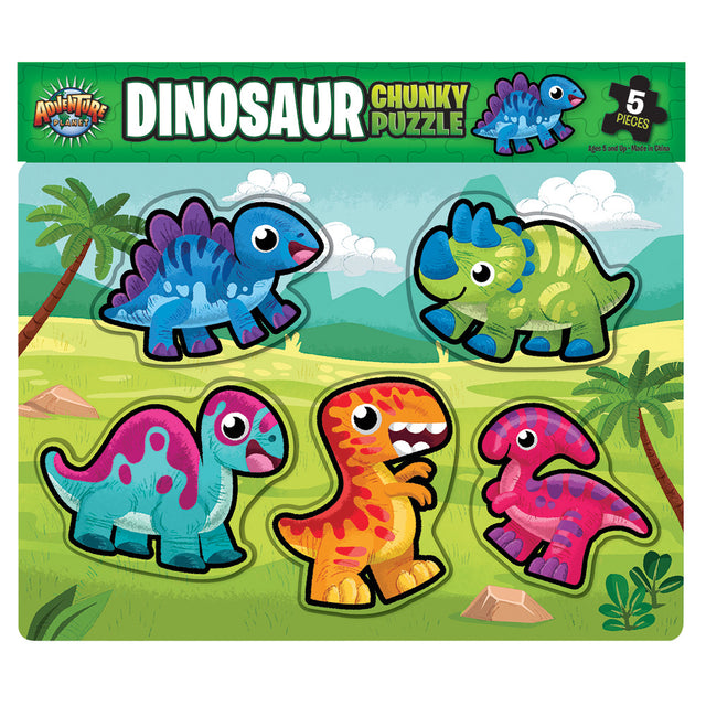 Dinosaur Puzzle Chunky 6pc Ages 3+