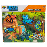 Lizard Puzzle Chunky 6-Piece Kids Puzzle