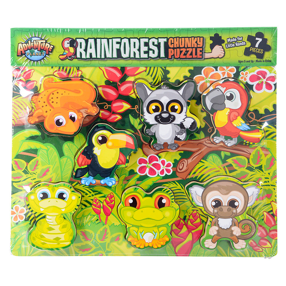 Chunky Rainforest Puzzle 7 Pc