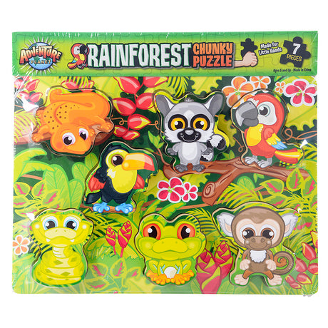 Chunky Rainforest Puzzle 7 Pc