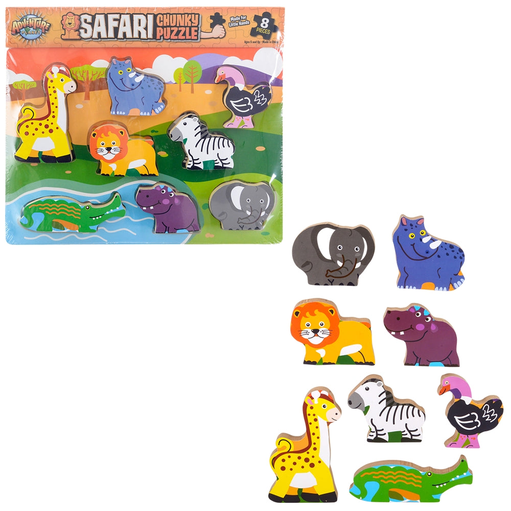 Safari Theme Puzzle 8 PC Chunky Set