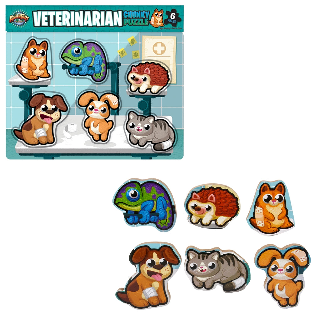 Veterinarian Puzzle Chunky 6-Piece