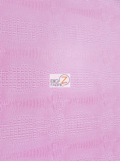 Bubble Gum Crocodile Marine Vinyl Fabric