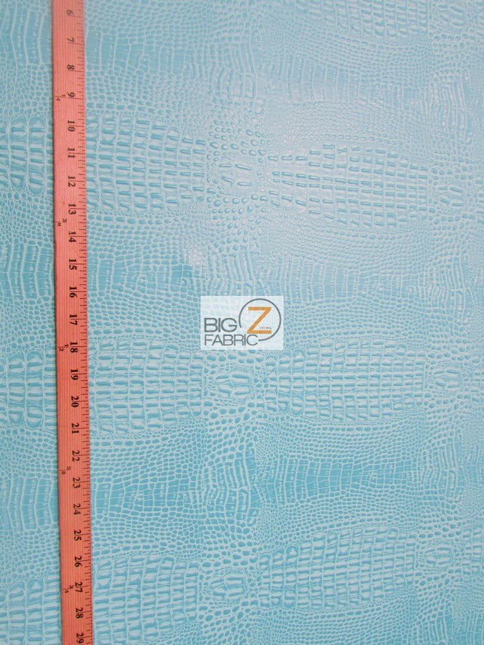 Bubble Gum Crocodile Marine Vinyl Fabric