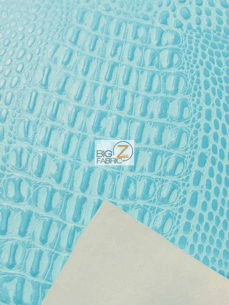 Bubble Gum Crocodile Marine Vinyl Fabric