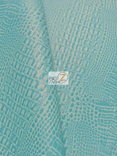 Bubble Gum Crocodile Marine Vinyl Fabric