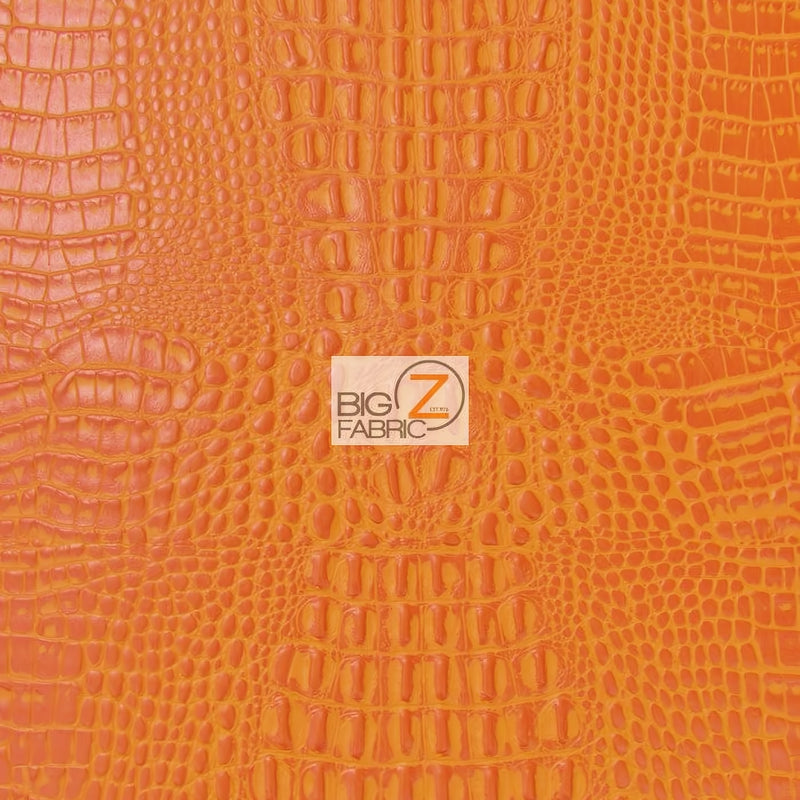 Crocodile Marine Vinyl Fabric by the Yard