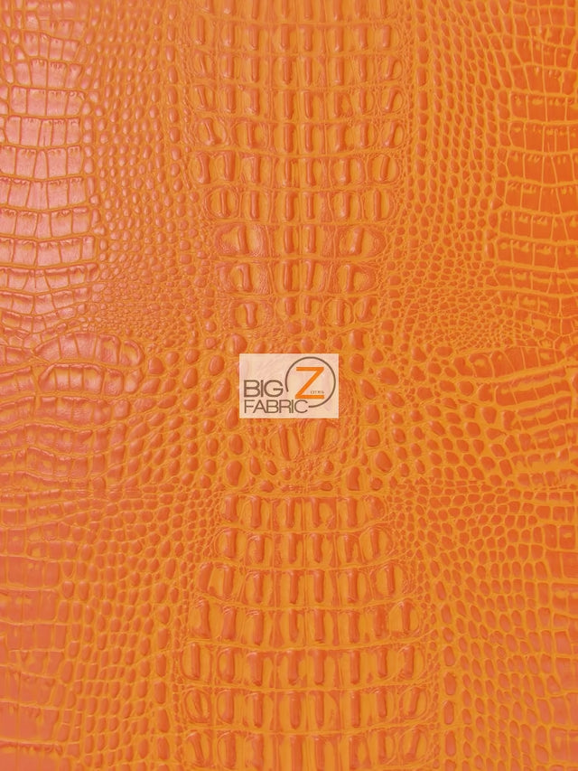 Crocodile Marine Vinyl Fabric by the Yard