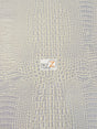 Crocodile Marine Vinyl Fabric by the Yard