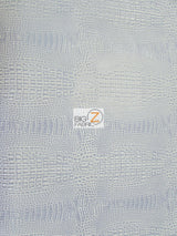 Crocodile Marine Vinyl Fabric by the Yard