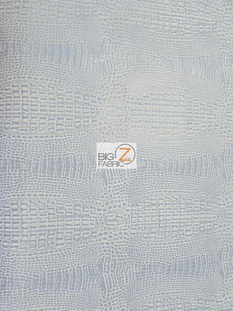 Crocodile Marine Vinyl Fabric by the Yard