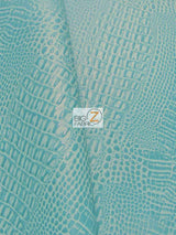 Crocodile Marine Vinyl Fabric by the Yard