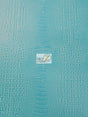 Fiji Turquoise Crocodile Marine Vinyl Fabric