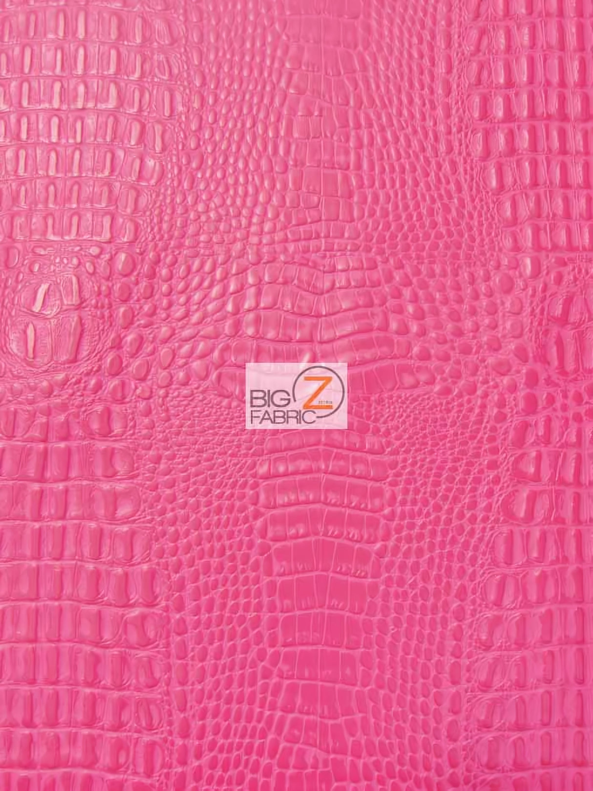 Kiss Fuchsia Crocodile Marine Vinyl Fabric by the Yard