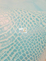 Kiss Fuchsia Crocodile Marine Vinyl Fabric by the Yard