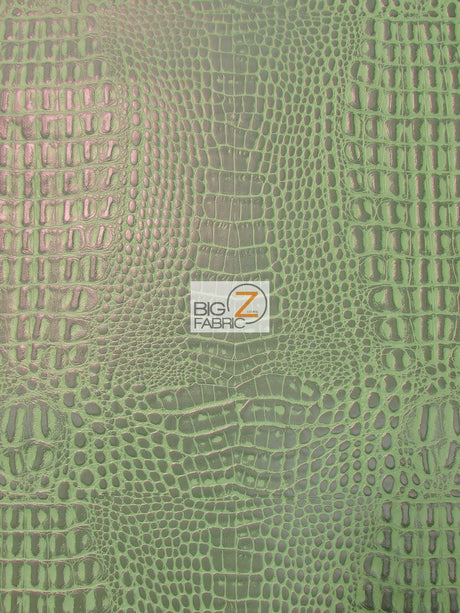 Aquaguard Crocodile Marine Vinyl Fabric Venom Green