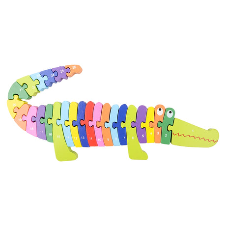 Wooden Crocodile Letter Puzzle