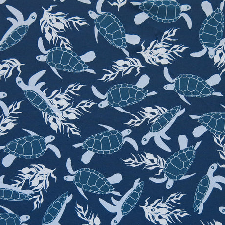 Swim Knit Nylon Spandex A Honu World Blue