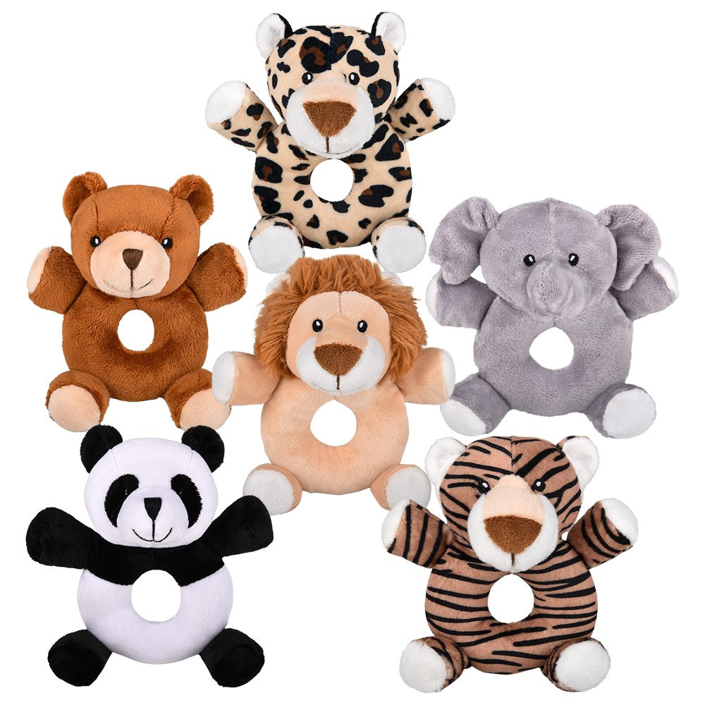 Plush Infant Rattles 5.5"