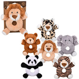 Plush Infant Rattles 5.5"