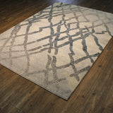 Indoor/Outdoor Designer Durable Neutral Colored Area Rug - 100 Percent Polypropylene Fabric, Neutral Monochromatic Style, 2' X 3' (1 Unit)