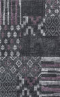 Luxuriously Plush Vintage Inspired Boho Area Rug Carpet - Polypropylene Fabric, Monochromatic Vintage Inspired Boho Style, 1" High Pile (2' X 3')