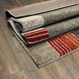 Luxuriously Durable Plush Faded Area Rug With Border Design Polypropylene Fabric - Faded Border Design, 2' X 3' And 5' X 7' (1 Unit)