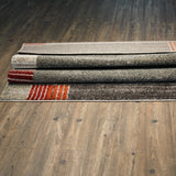 Luxuriously Durable Plush Faded Area Rug With Border Design Polypropylene Fabric - Faded Border Design, 2' X 3' And 5' X 7' (1 Unit)