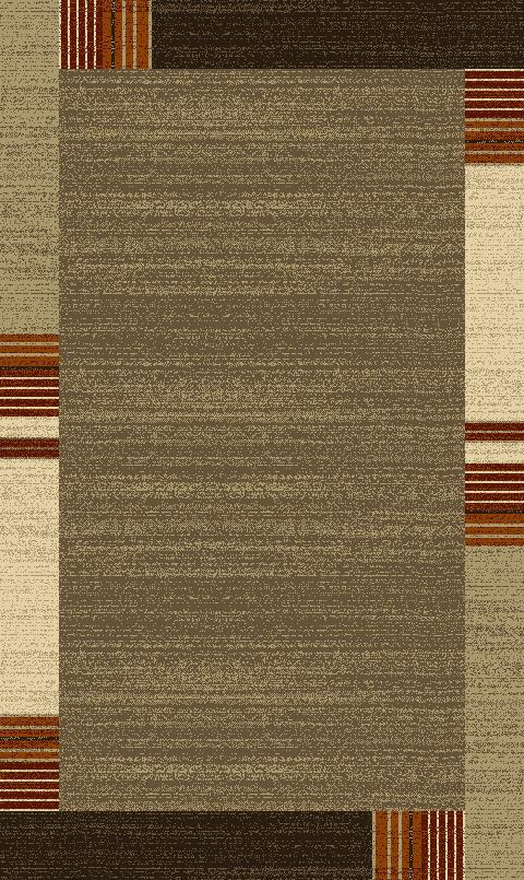 Luxuriously Durable Plush Faded Area Rug With Border Design Polypropylene Fabric - Faded Border Design, 2' X 3' And 5' X 7' (1 Unit)
